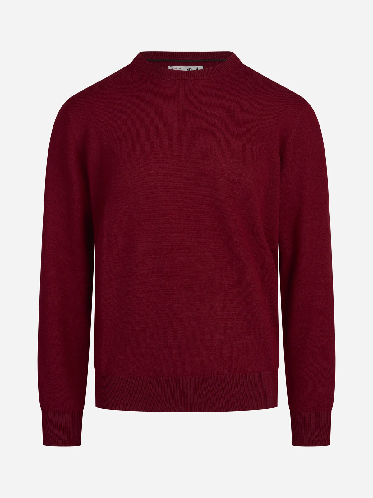 Maglia Regent in lana e cashmere rossa - vista frontale