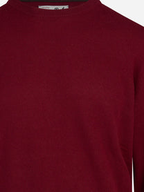 Maglia Regent in lana e cashmere rossa - dettaglio del prodotto