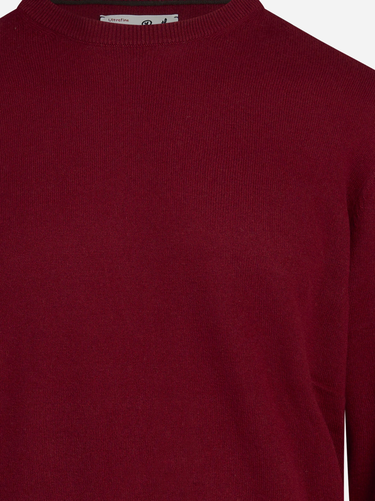 Maglia Regent in lana e cashmere rossa - dettaglio del prodotto