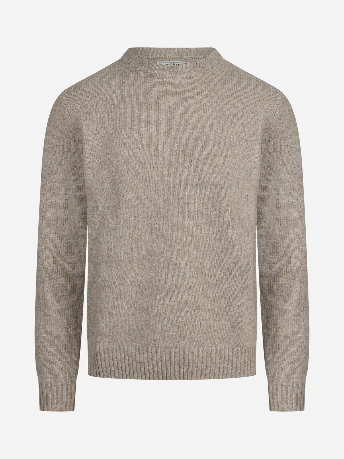 Maglia Regent Donegal in lana beige - vista frontale