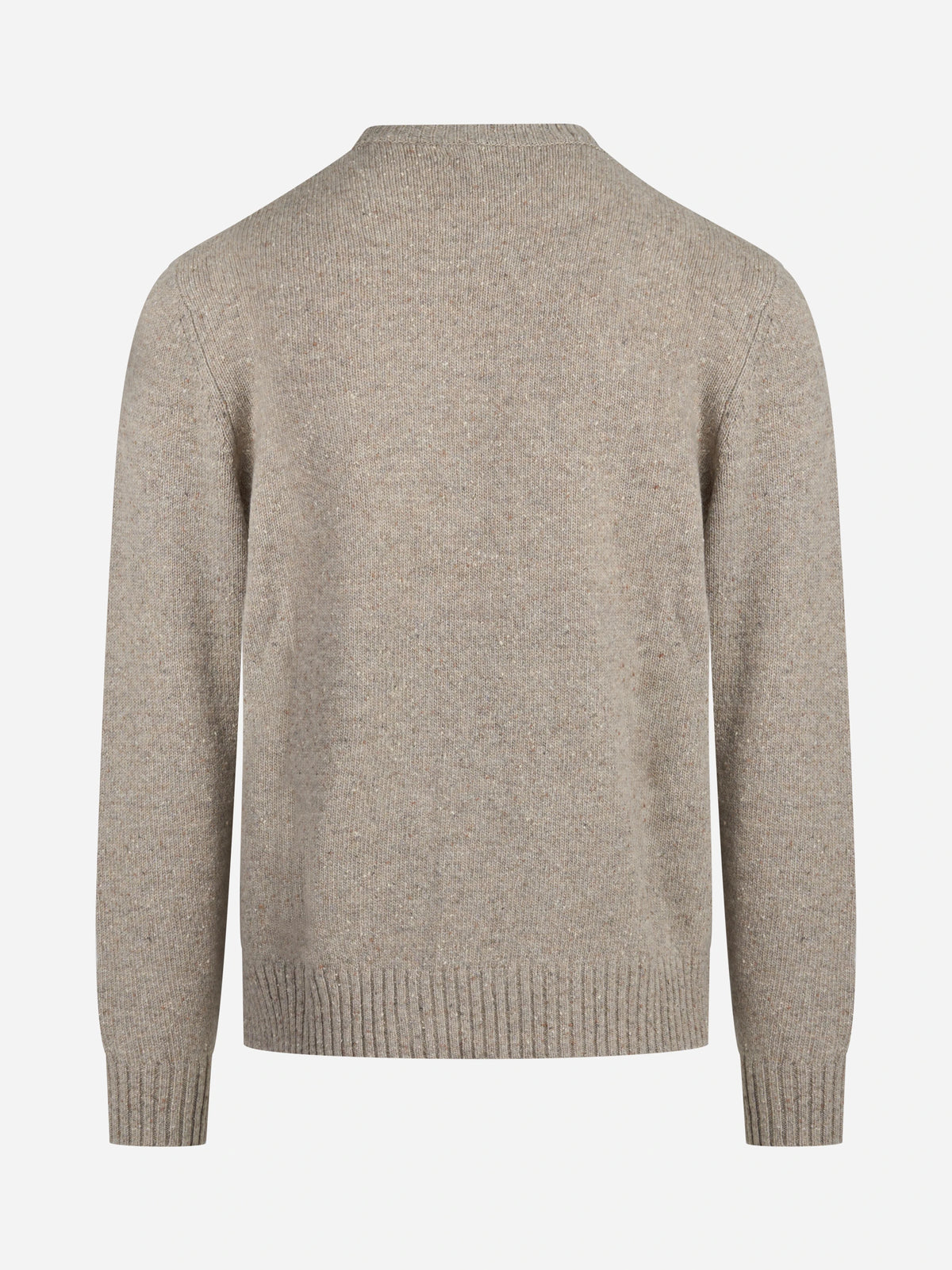 Maglia Regent Donegal in lana beige - vista posteriore