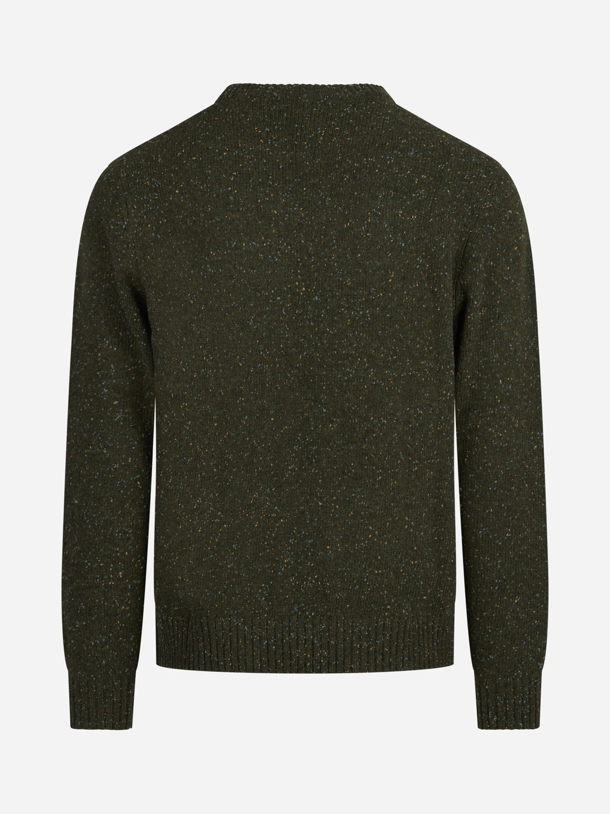 Maglia Regent Donegal in lana verde - vista posteriore