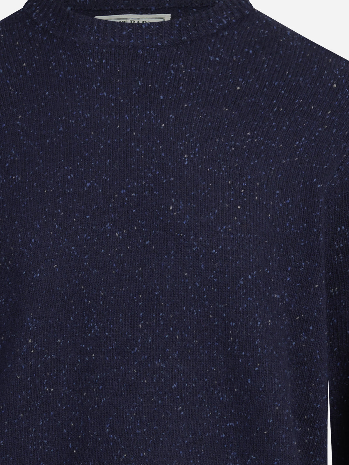 Maglia Regent Donegal in lana blu - dettaglio del prodotto