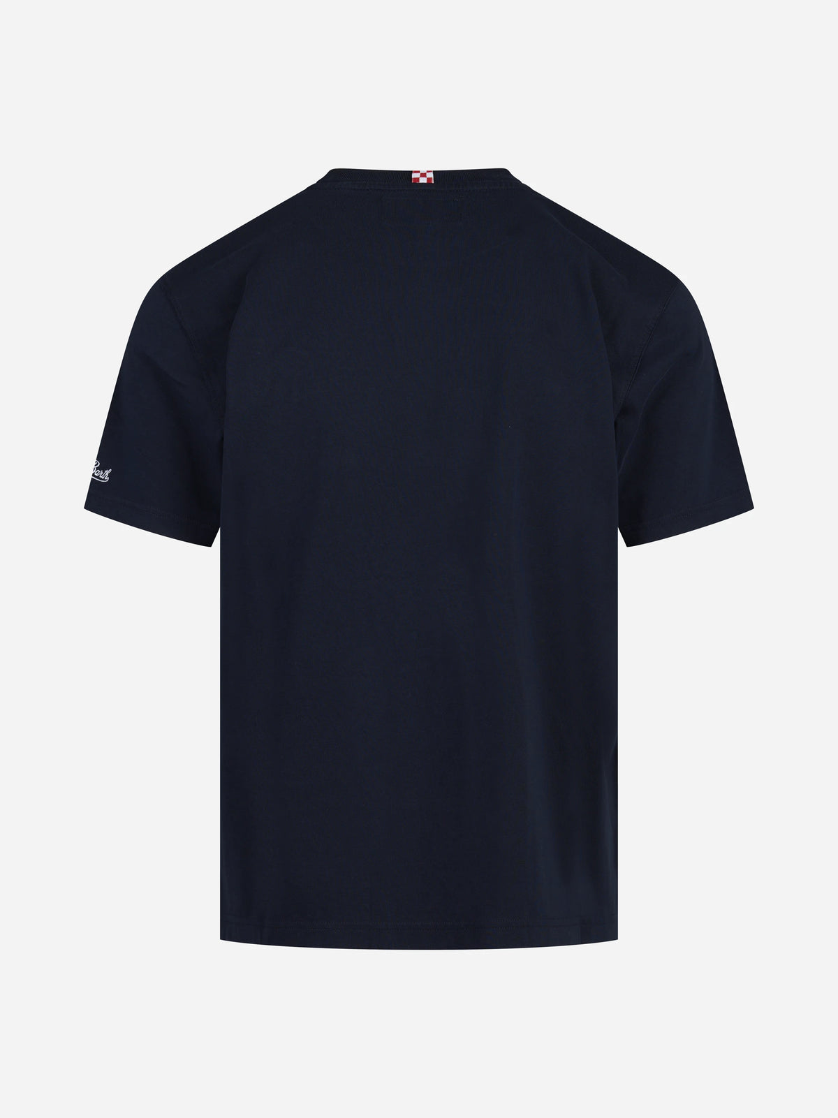 T-shirt Arnott blu - vista posteriore