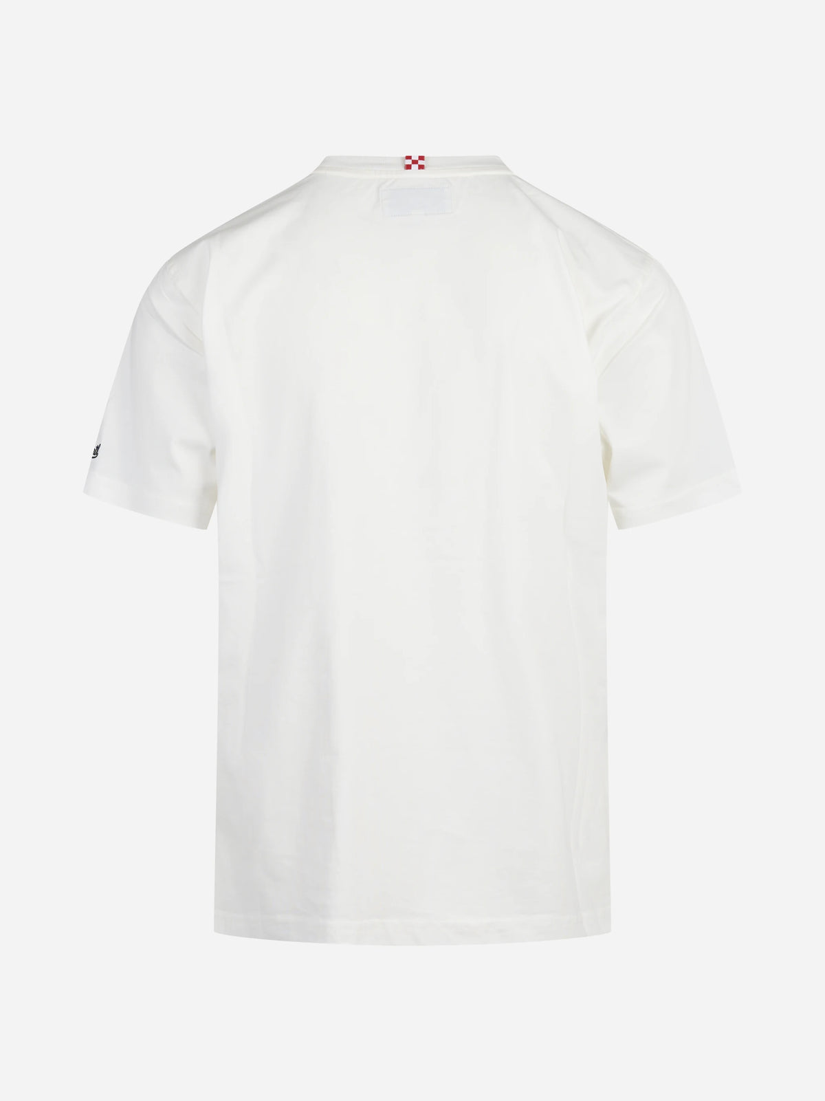 T-shirt Arnott Rosso di Sera bianca - vista posteriore