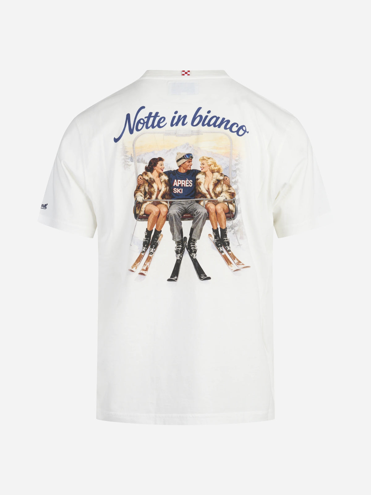 T-shirt Arnott Warm Notte in Bianco bianca - vista posteriore