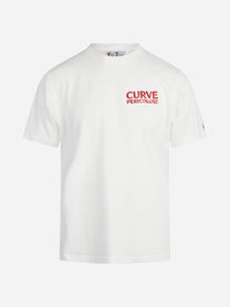T-shirt Arnott Warm Curve Pericolose bianca - vista frontale