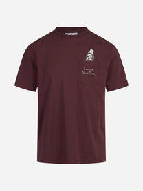 T-shirt Connor I Am a New Man bordeaux - vista frontale
