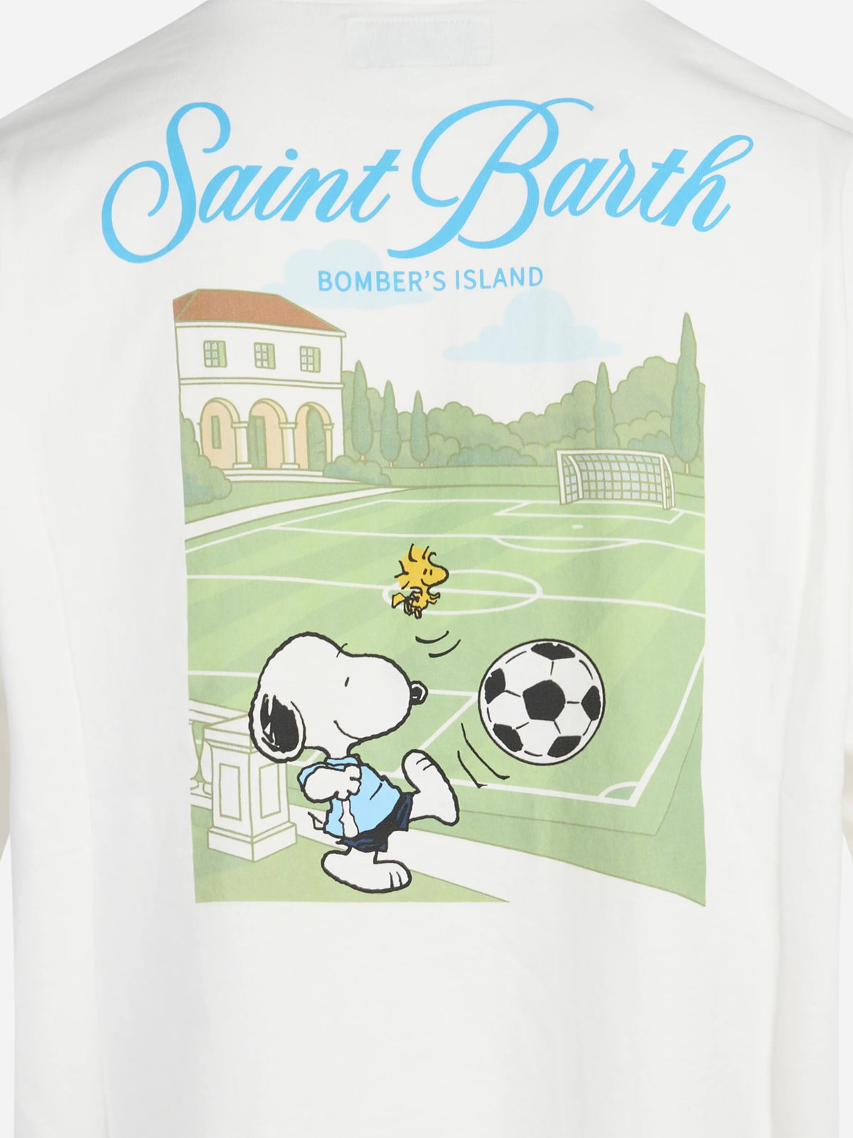 T-shirt Delmar Snoopy Football bianca - dettaglio del prodotto