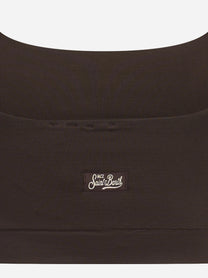 Top cropped Fify marrone - dettaglio del prodotto