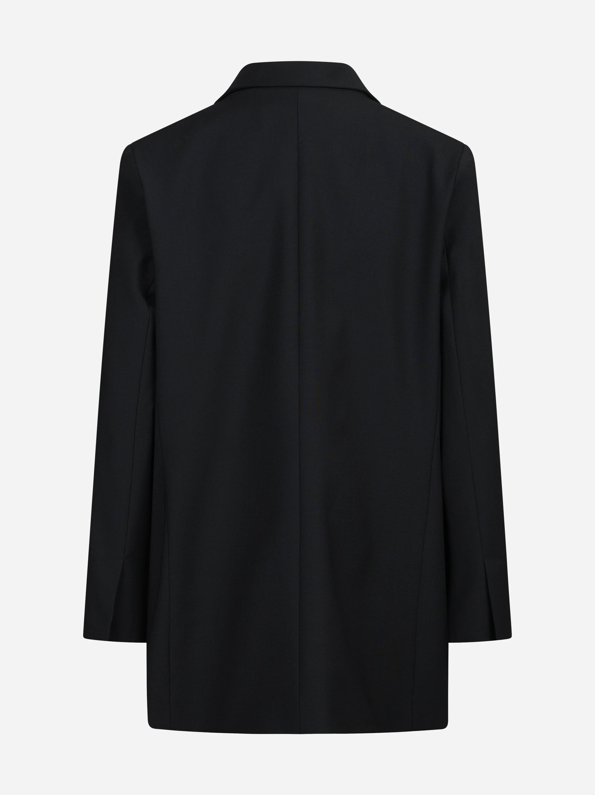 Blazer monopetto oversized nero - vista posteriore