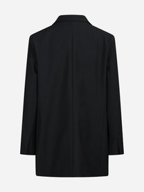 Blazer monopetto oversized nero - vista posteriore