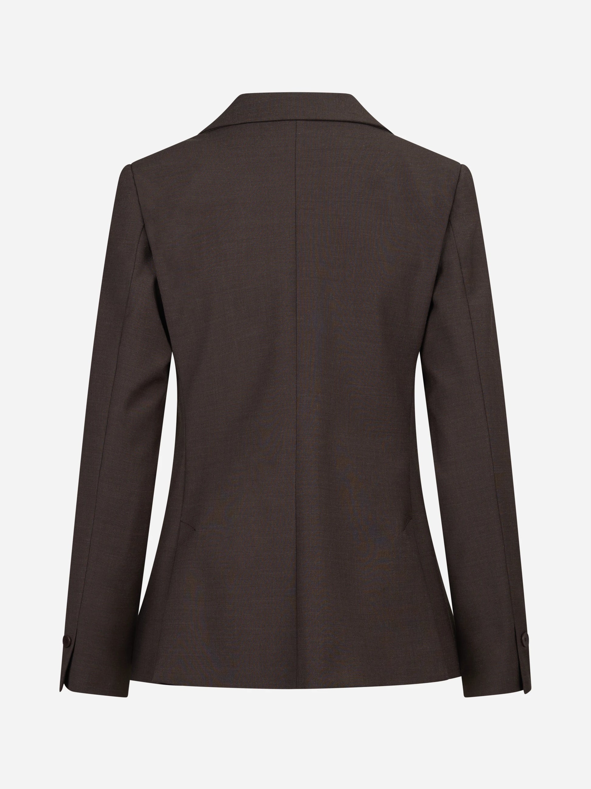 Blazer doppiopetto slim-fit marrone - vista posteriore