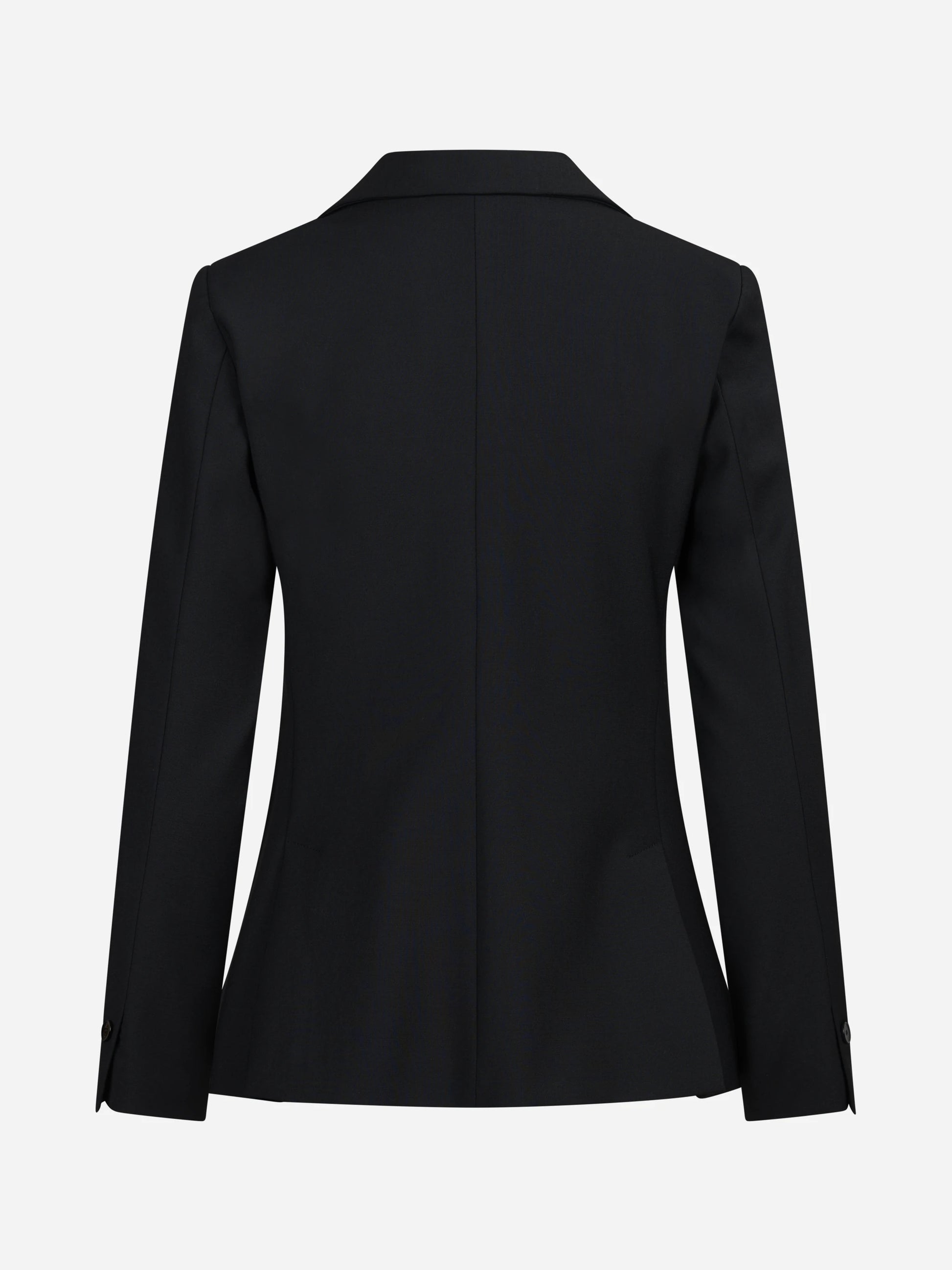 Blazer doppiopetto slim-fit nero - vista posteriore