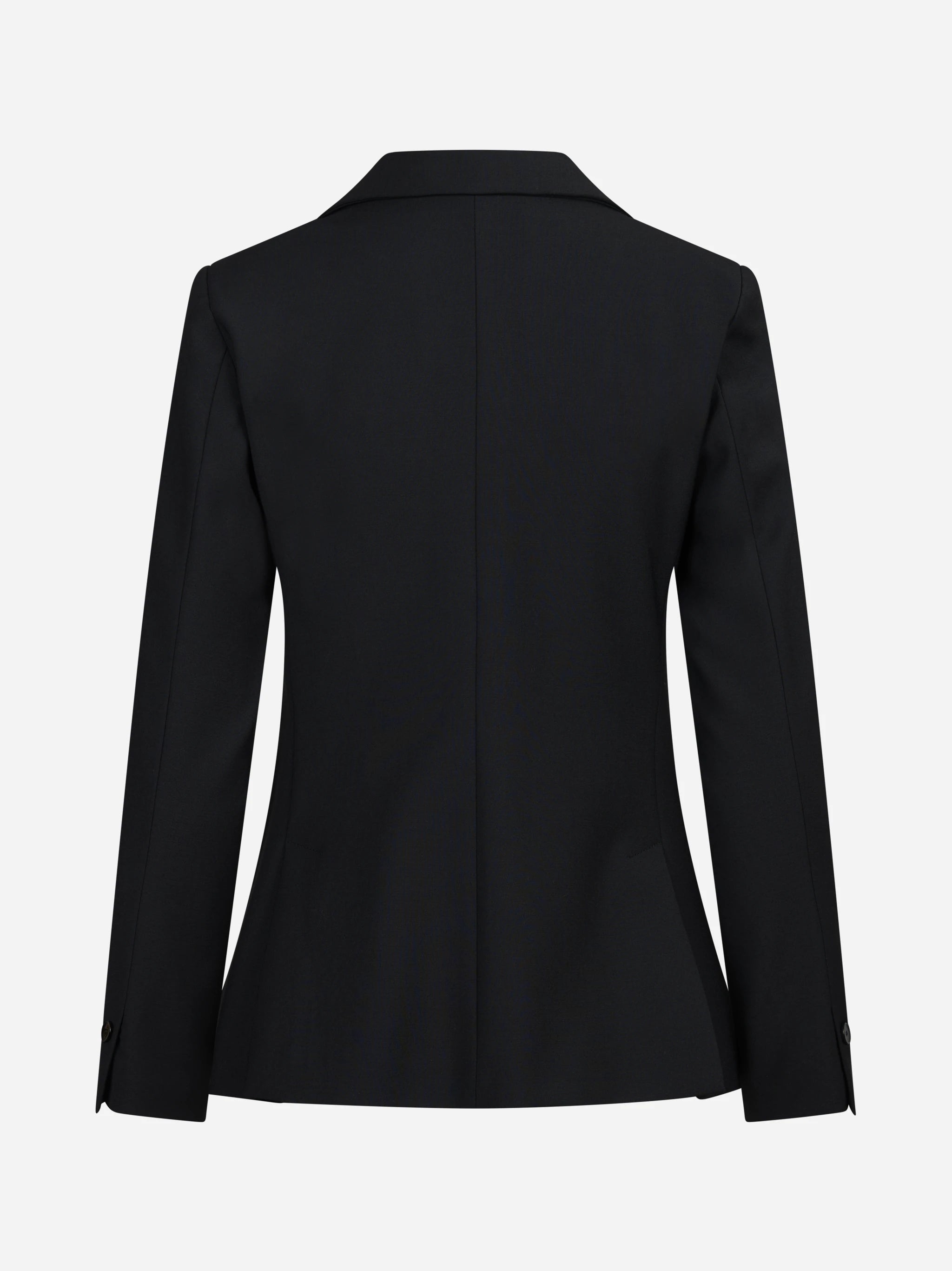 Blazer doppiopetto slim-fit nero - vista posteriore