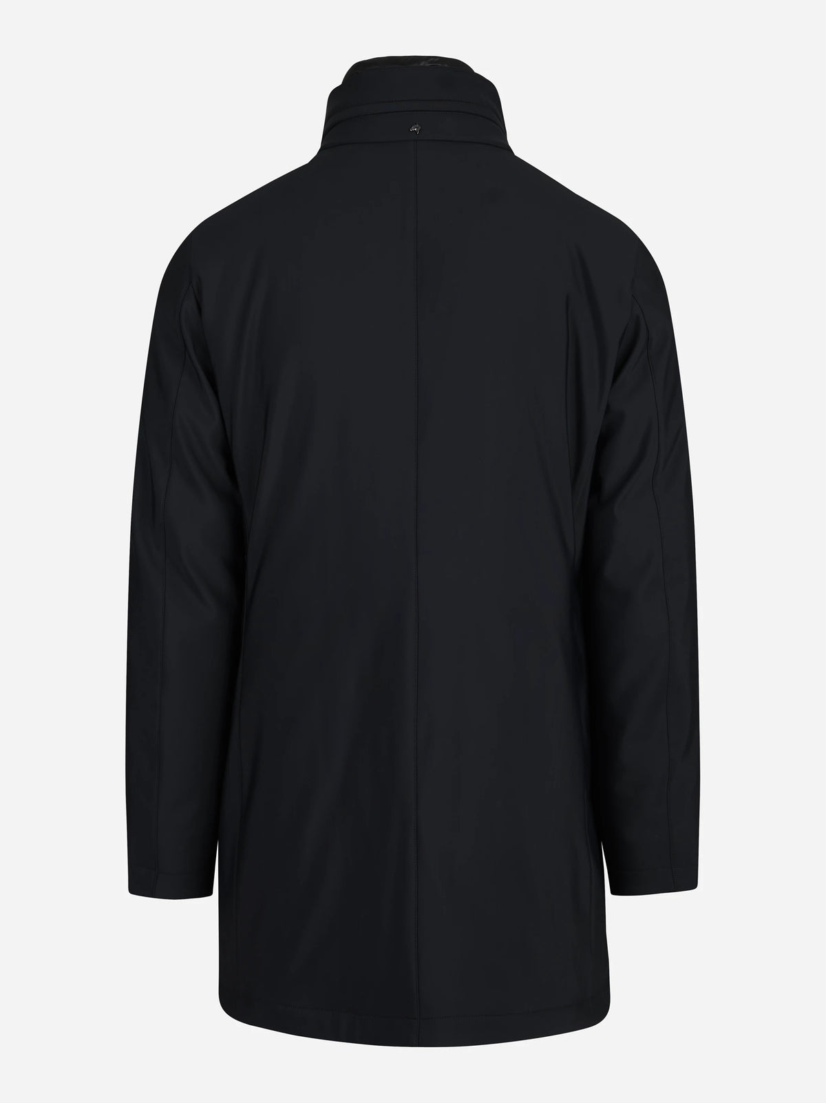 Cappotto tecnico imbottito nero - vista posteriore
