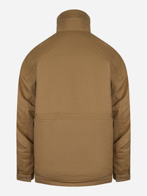 Mordecai Kimono Field Jacket in canvas di cotone sabbia - vista posteriore