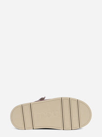 Sabot Bounce Clog Back Strap in suede bordeaux - vista posteriore