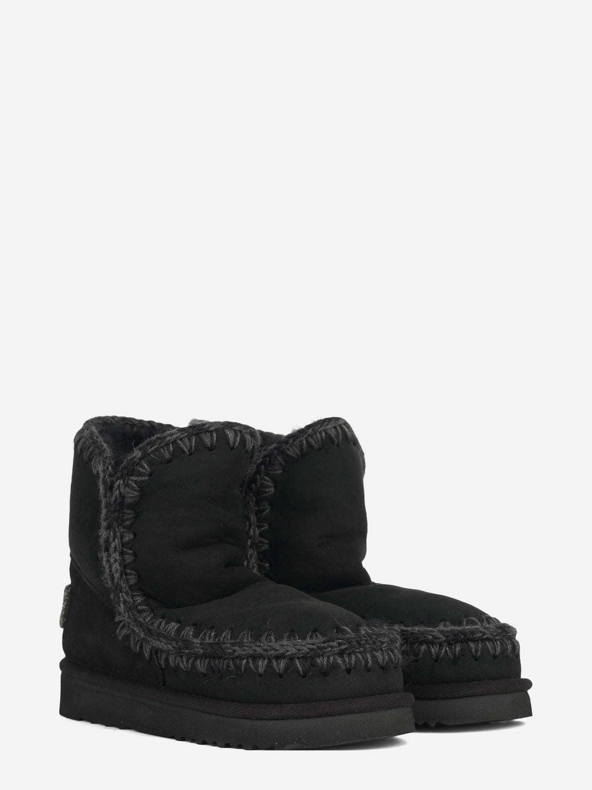 Stivaletto Eskimo 18 Glitter Logo nero - vista tre quarti