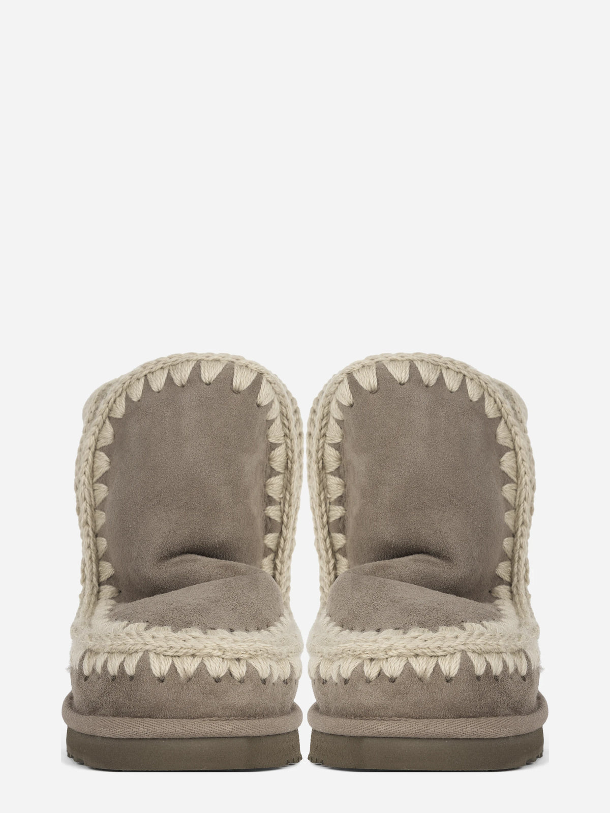 Stivaletto Eskimo 18 Glitter Logo grigio - vista frontale