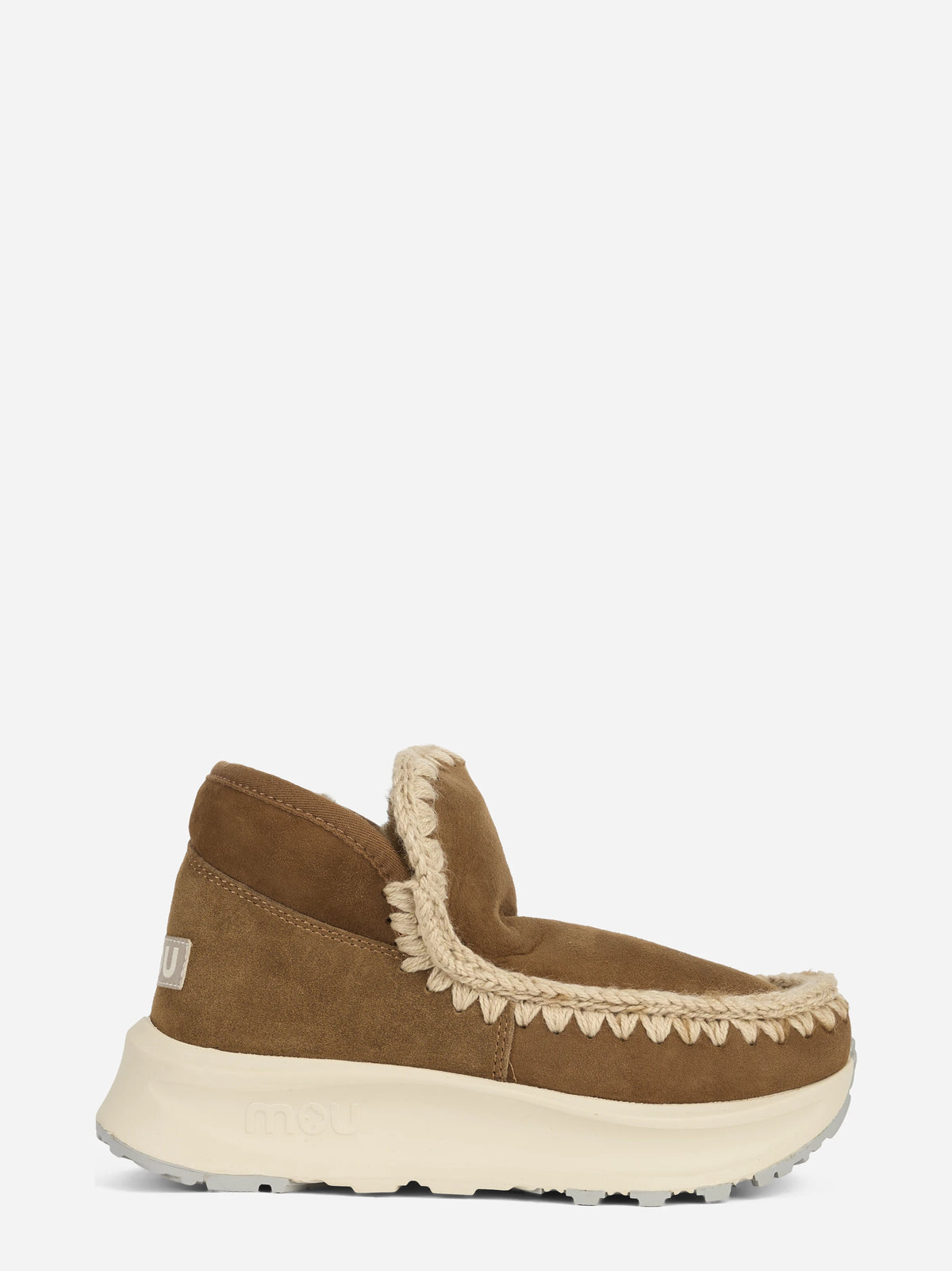 Sneaker Speed Eskimo in suede marrone - vista laterale