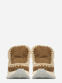 Sneaker Speed Eskimo in suede marrone - vista frontale