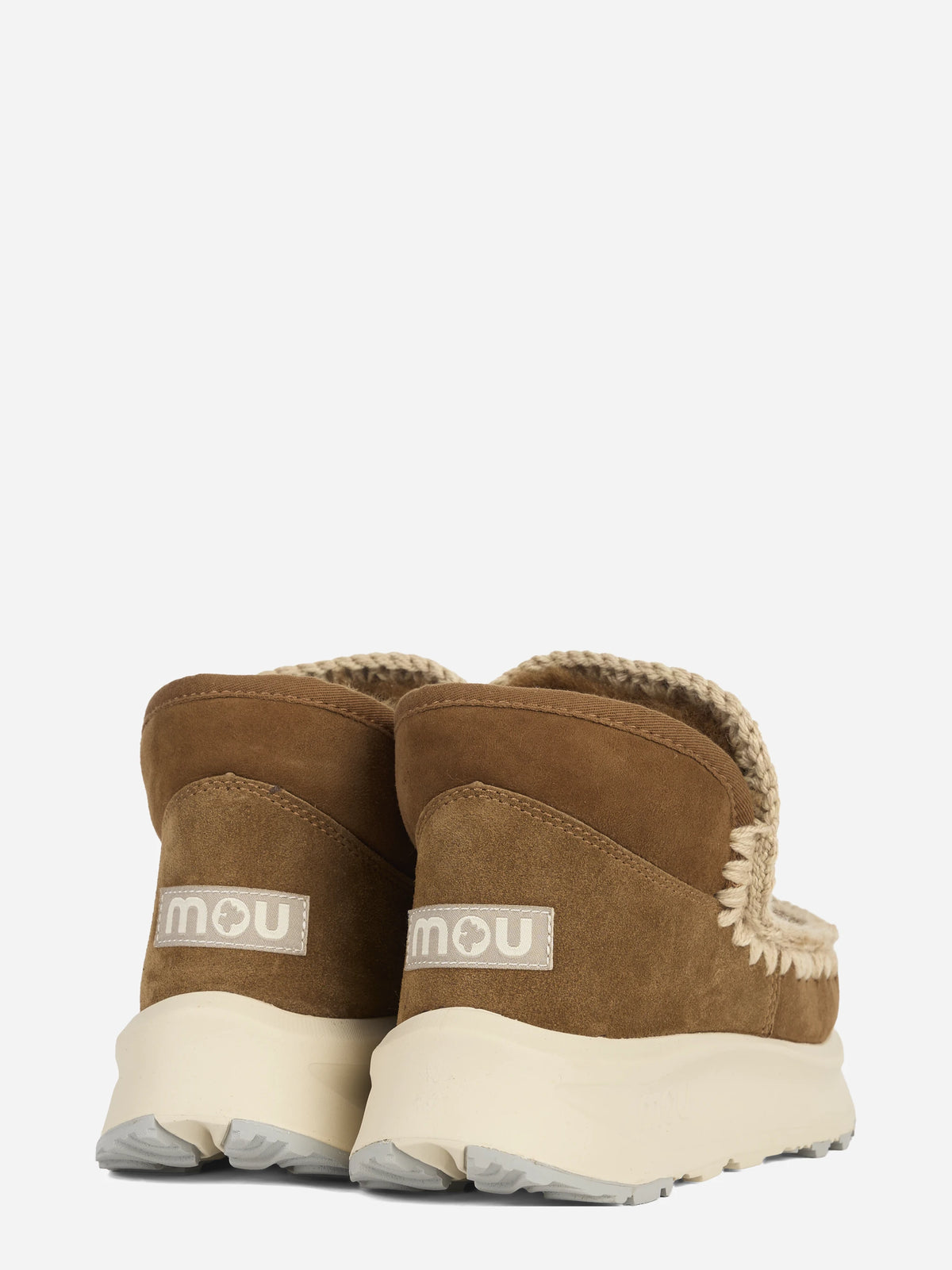 Sneaker Speed Eskimo in suede marrone - dettaglio della coppia