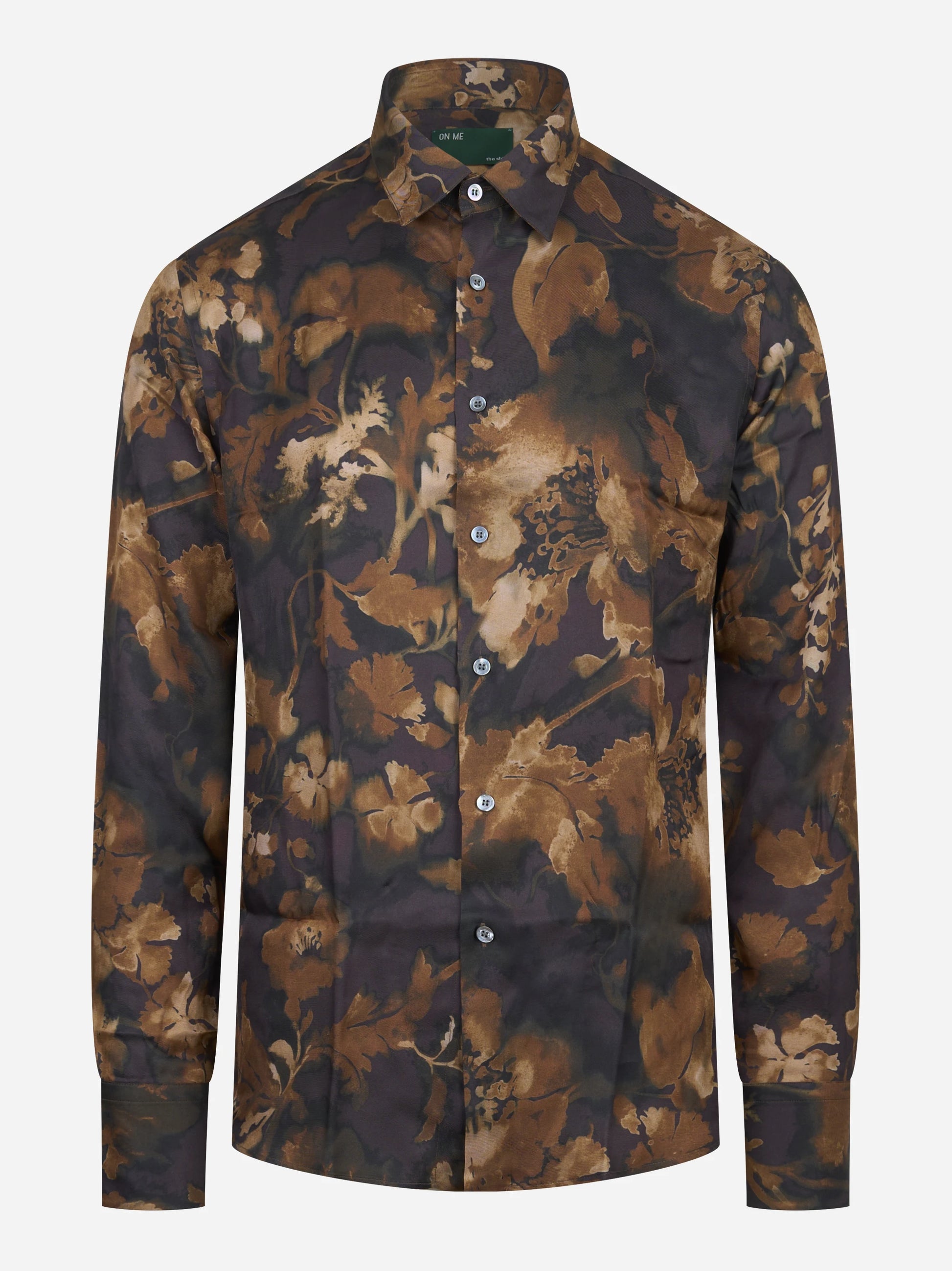 Camicia in viscosa stampata