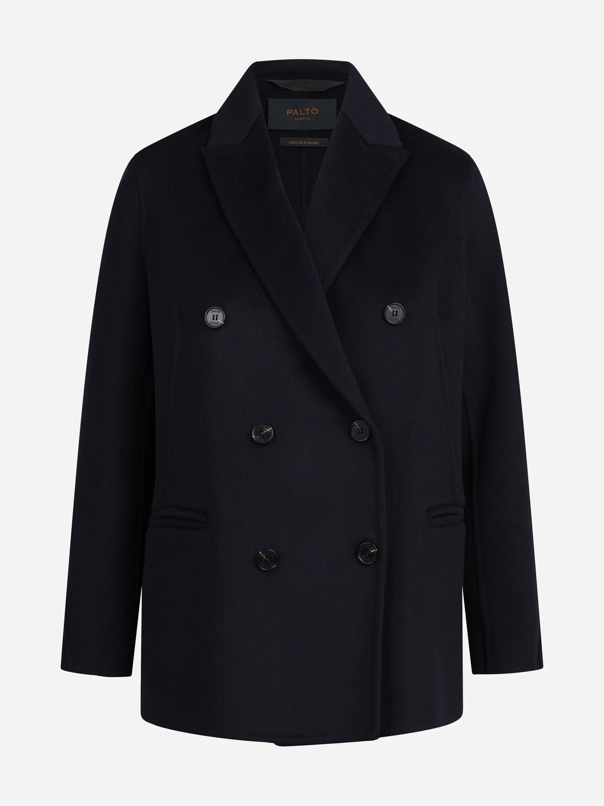 Cappotto corto Ariella DB blu navy - vista frontale