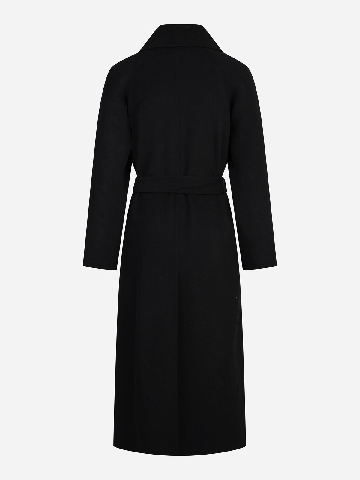 Cappotto Paola DB con cintura nero - vista posteriore