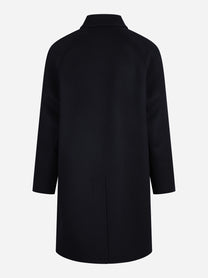 Cappotto Marcello in lana blu - vista posteriore