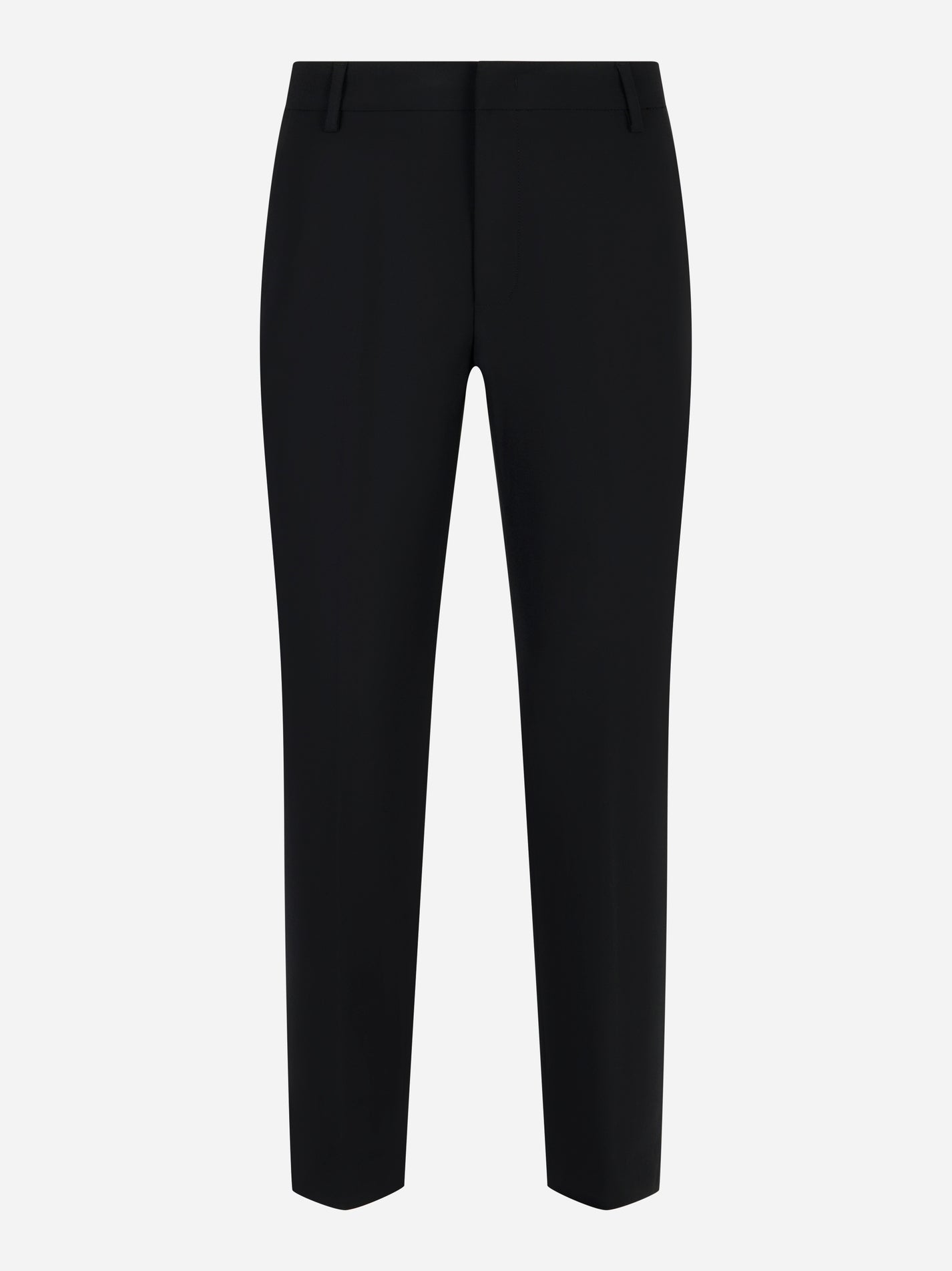 Pantalone Nima loose nero in tela di lana Dondup - fronte