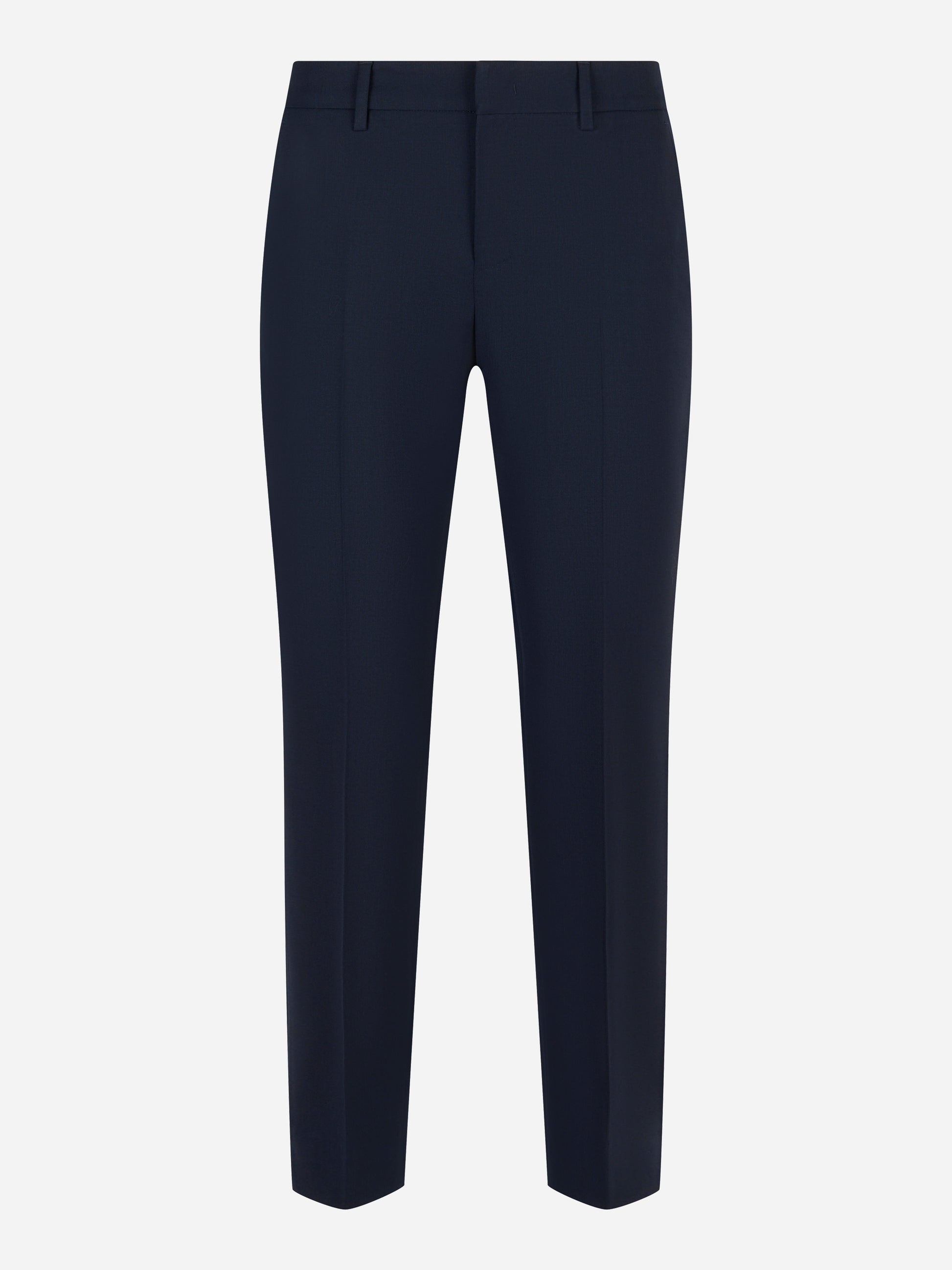 Pantalone nero in lana stretch modello Batavia New York PT TORINO