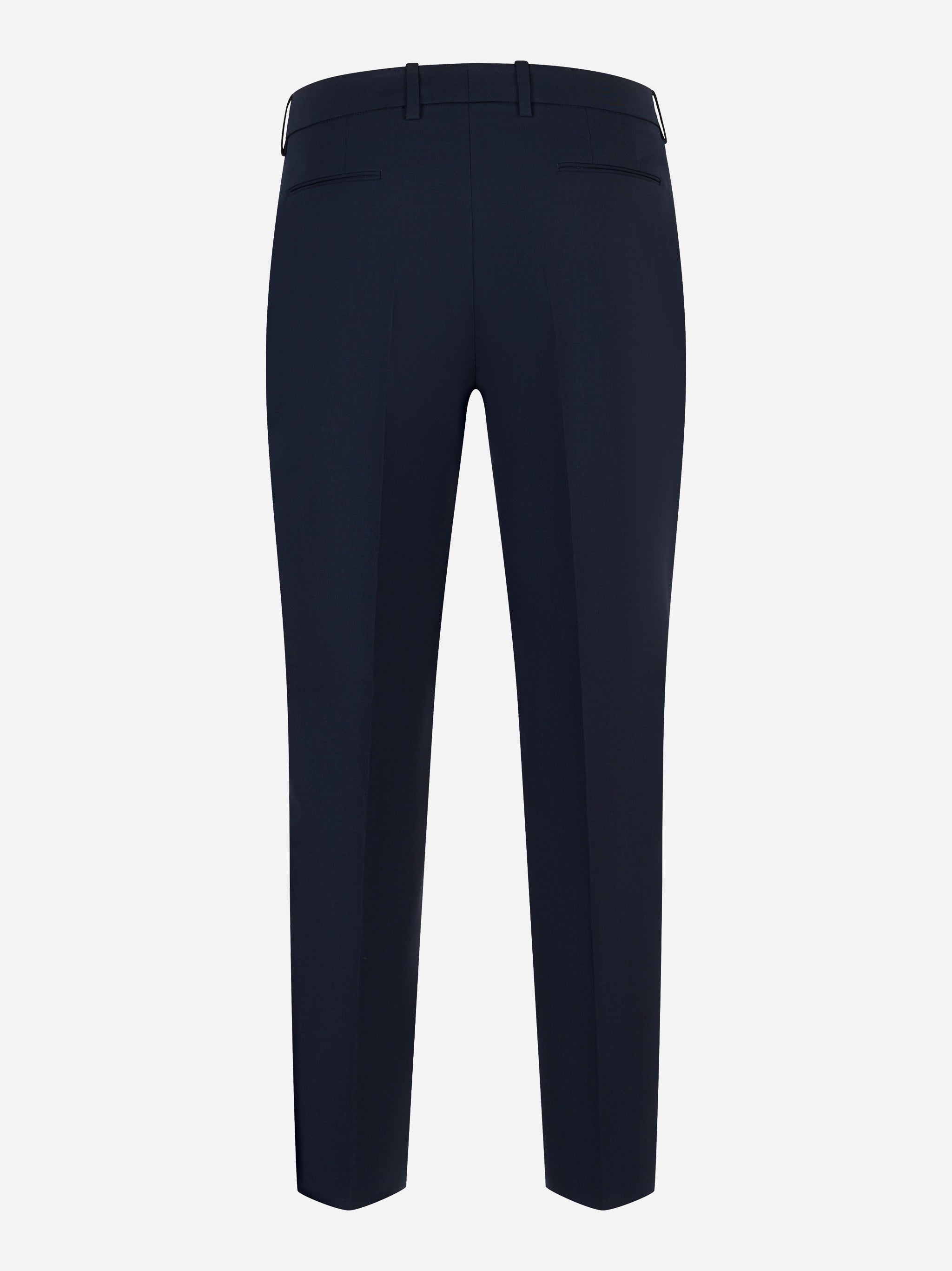 Retro pantalone nero elegante in lana stretch PT TORINO