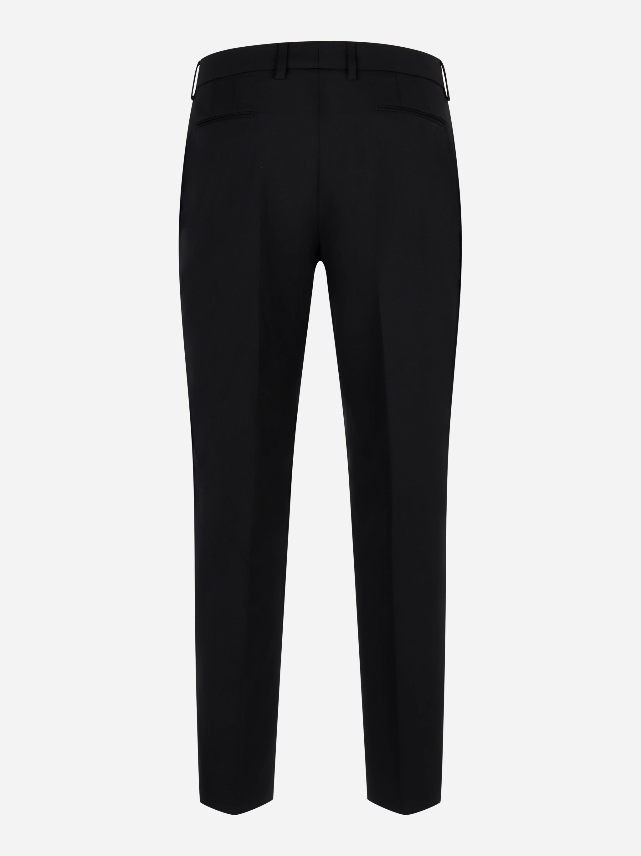 Pantaloni neri eleganti con tasche posteriori PT Torino retro