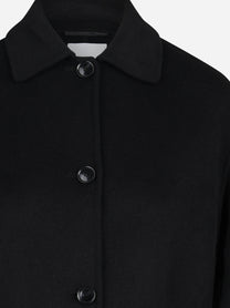 Bomber Greta con bottoni nero PARK PLACE - dettaglio