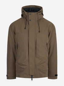 Parka Tone con interno removibile marrone - vista frontale
