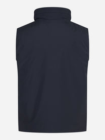 Gilet Ono in tessuto tecnico blu - vista posteriore