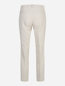 Pantaloni a sigaretta stretch beige - vista posteriore