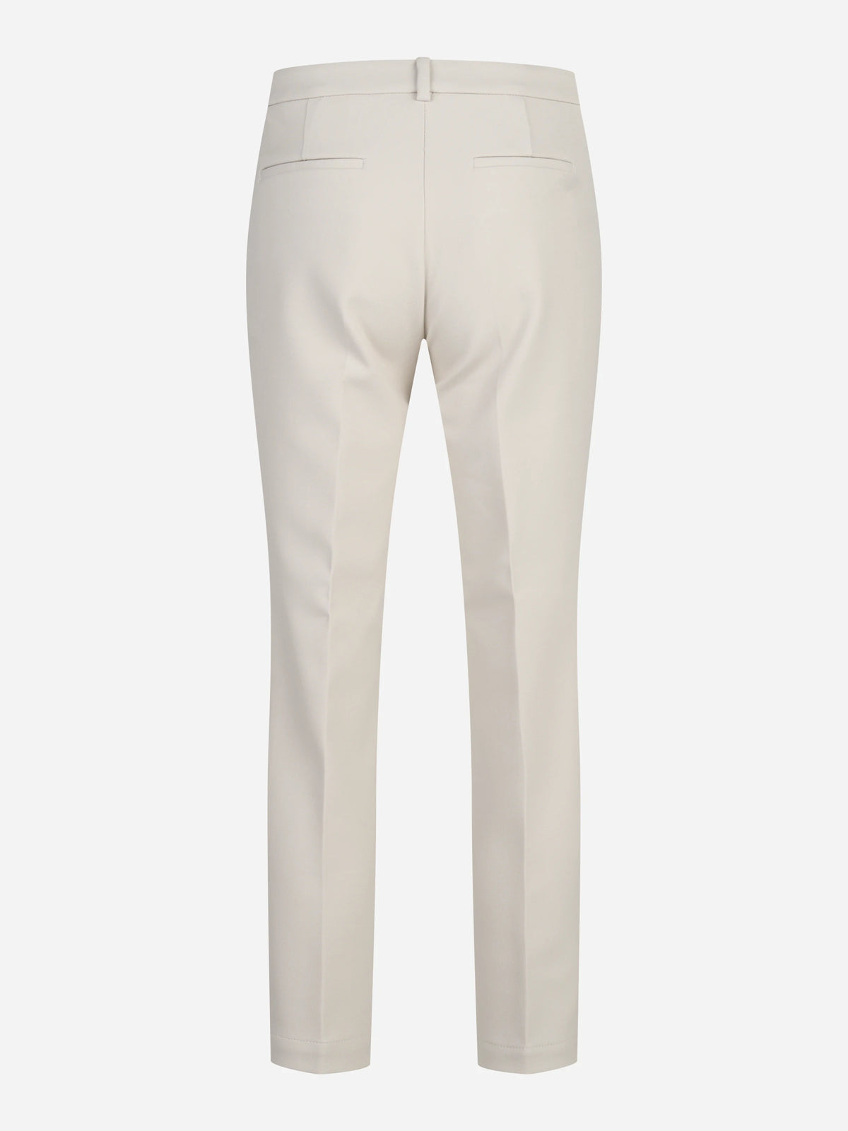 Pantaloni a sigaretta stretch beige - vista posteriore