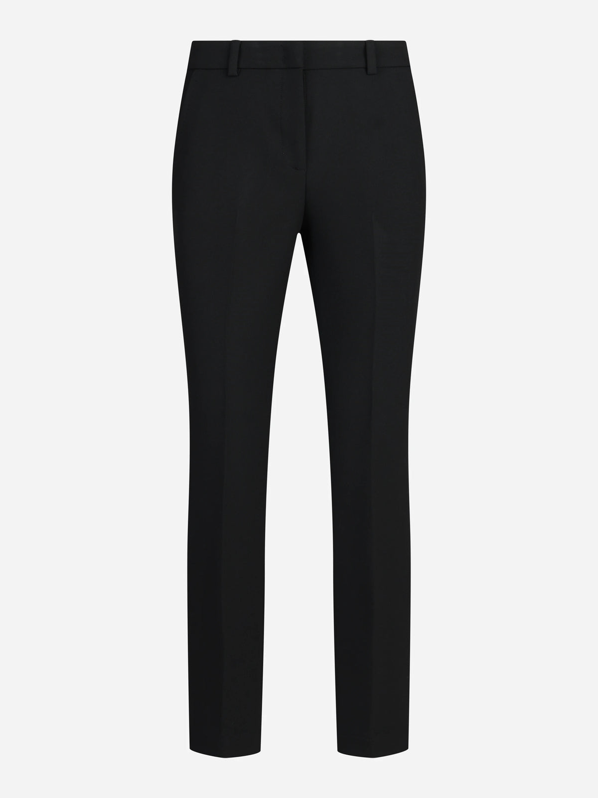 Pantaloni a sigaretta stretch neri - vista frontale