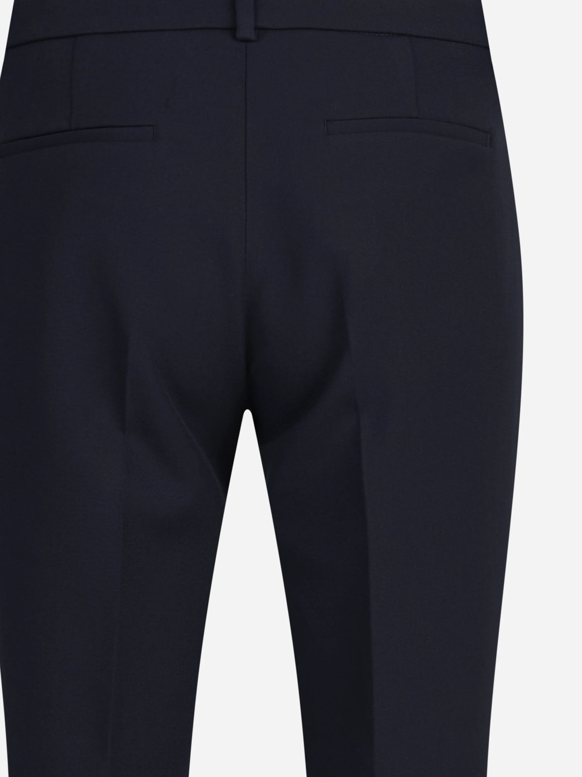 Pantaloni a sigaretta stretch blu - dettaglio del prodotto