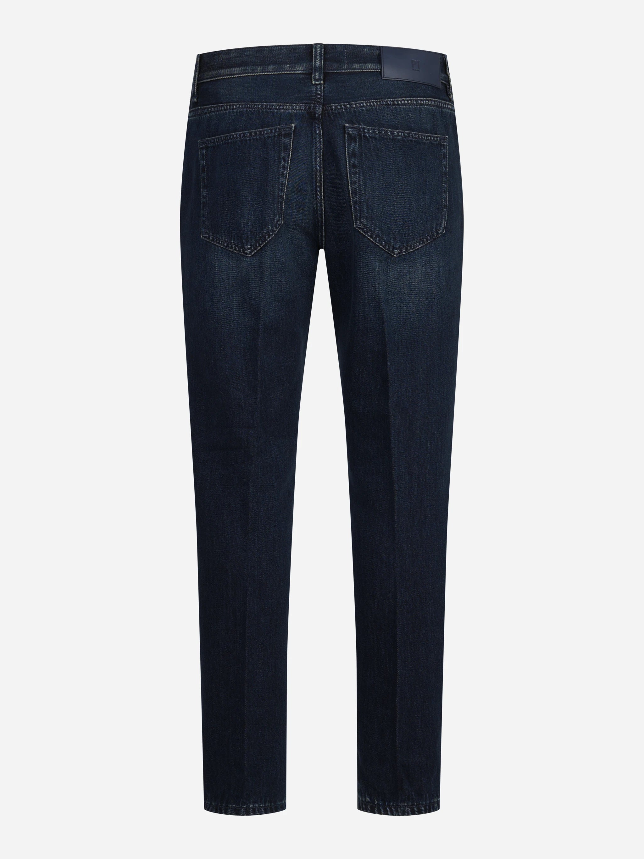 Jeans Fluid in denim di cotone e lyocell blu - vista posteriore