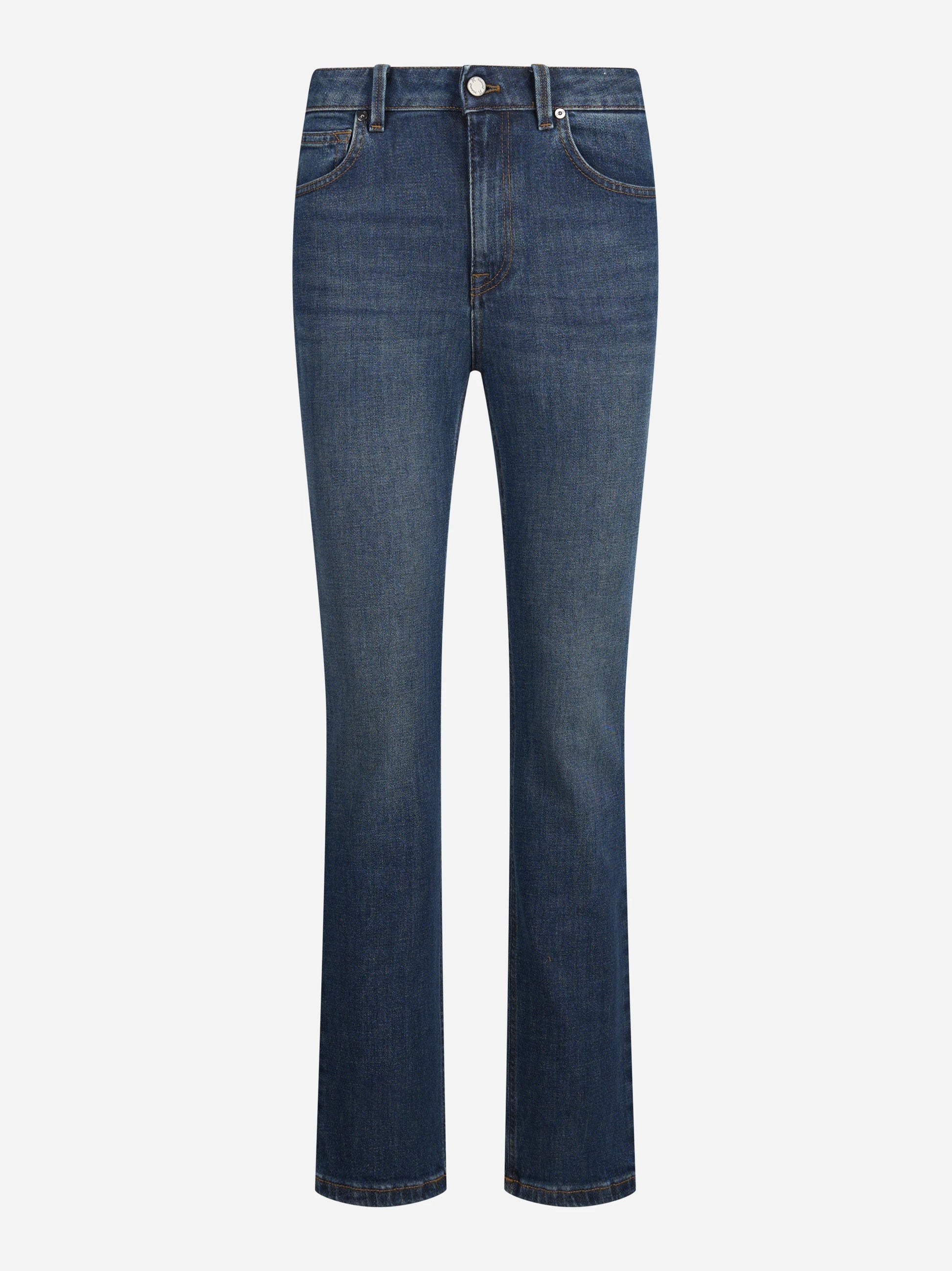 Jeans Alanis dritti blu - vista frontale