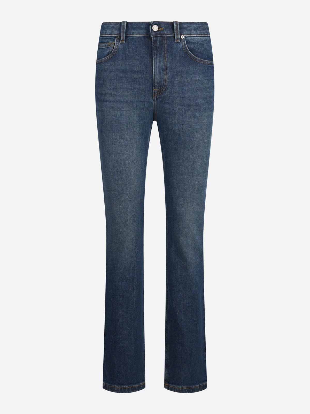 Jeans Alanis dritti blu - vista frontale