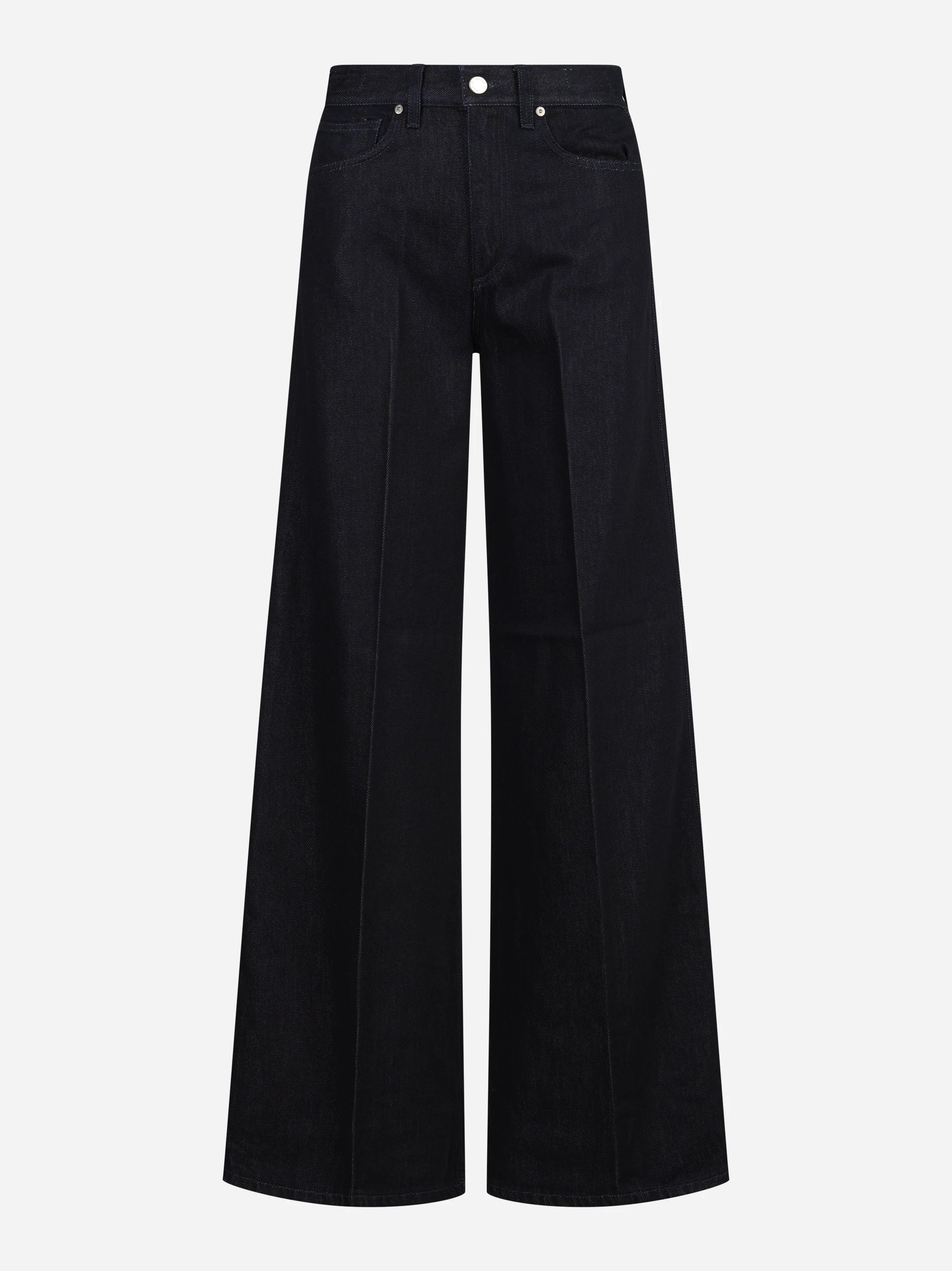 Jeans Cindy wide leg blu scuro - vista frontale