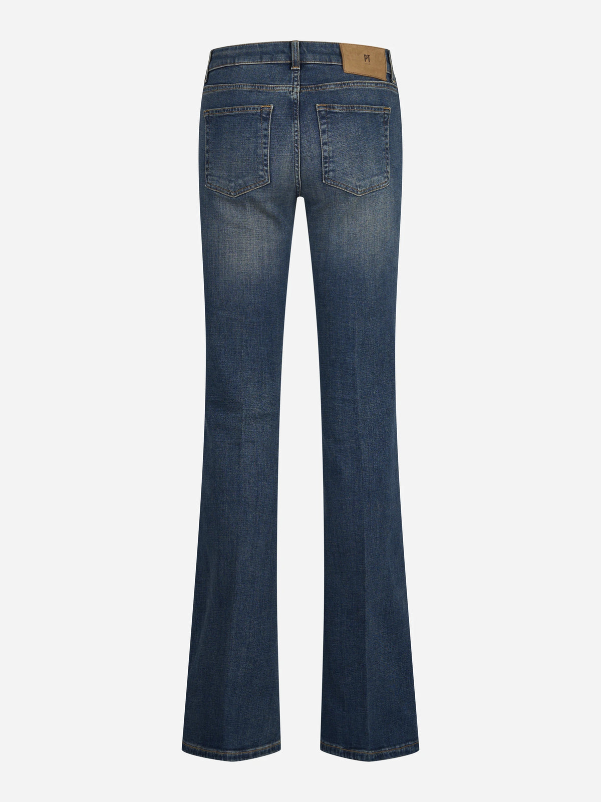 Jeans Eva flare blu - vista posteriore