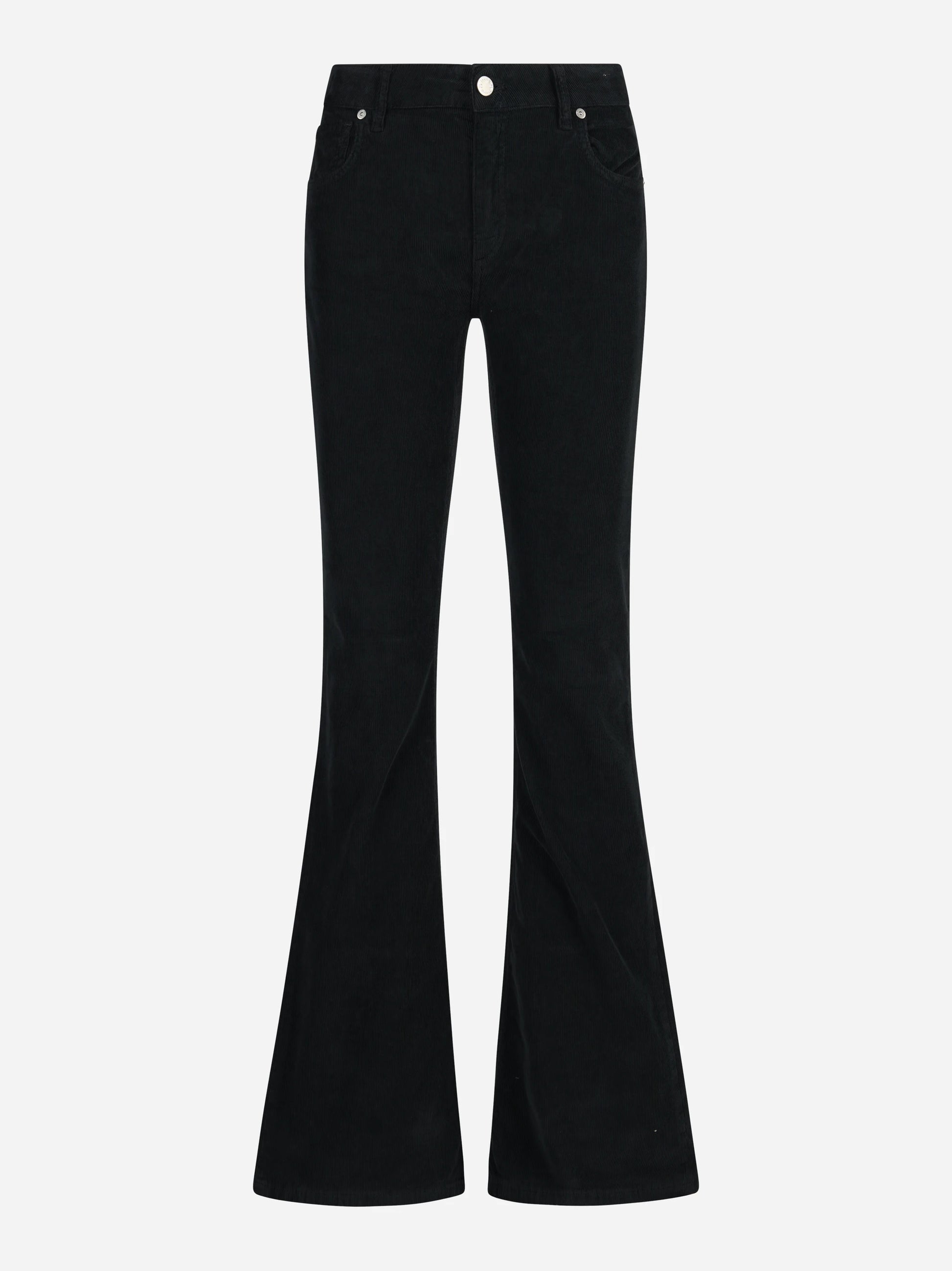 Jeans Eva flare neri - vista frontale