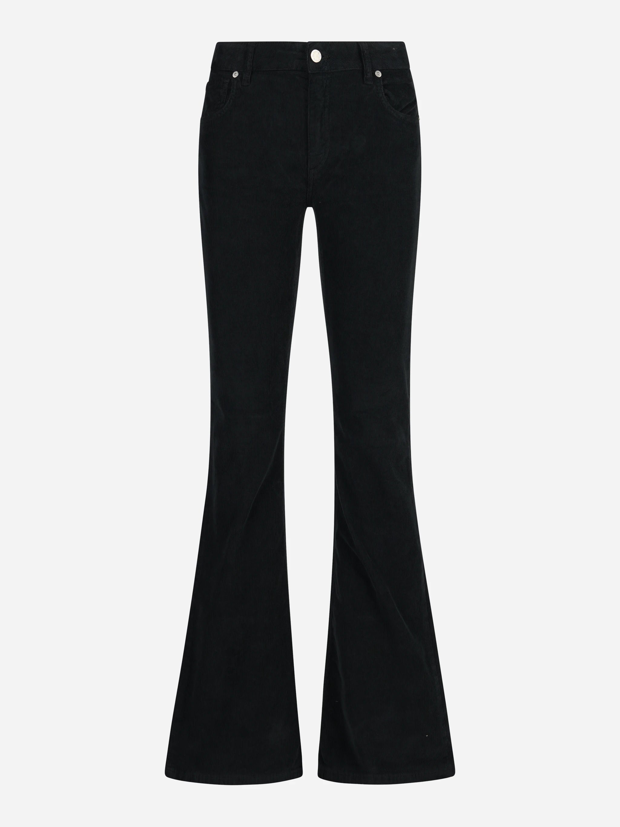 Jeans Eva flare neri - vista frontale