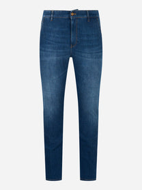 Jeans PT TORINO Indie slim fit blu, vista frontale